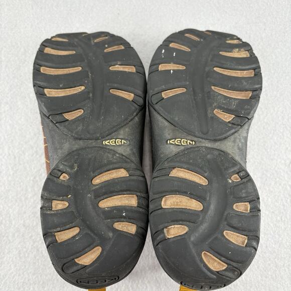 Keen Womens Shoes Size 8.5M Brown Canvas Hiking Sneaker Oxford Lace UP Fashion - Picture 14 of 15